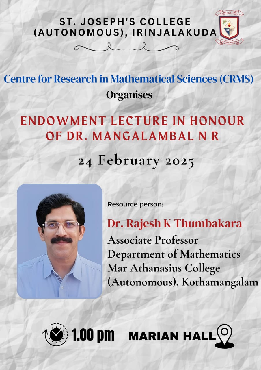 Endowment Lecture